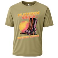 Disco Boots Groovy Retro 70s Dancing Soul Music Cooling Performance Crew T-Shirt
