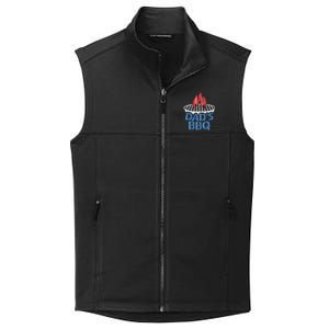 Dad Bbq Grilling Gift Barbecuing Barbecue Grill Fathers Day Gift Collective Smooth Fleece Vest