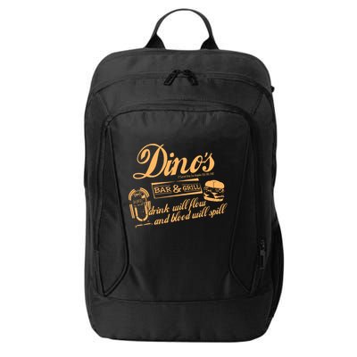 DINO'S BAR & GRILL CLASSIC ROCK Copy City Backpack