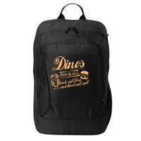 DINO'S BAR & GRILL CLASSIC ROCK Copy City Backpack