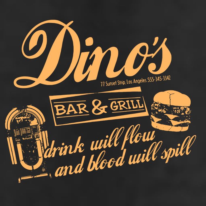 DINO'S BAR & GRILL CLASSIC ROCK Copy Adult Drive Performance Visor