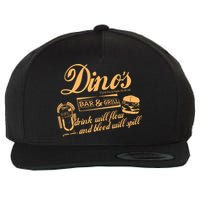 DINO'S BAR & GRILL CLASSIC ROCK Copy Wool Snapback Cap