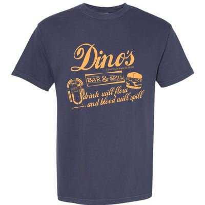 DINO'S BAR & GRILL CLASSIC ROCK Copy Garment-Dyed Heavyweight T-Shirt