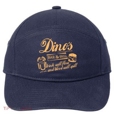 DINO'S BAR & GRILL CLASSIC ROCK Copy 7-Panel Snapback Hat