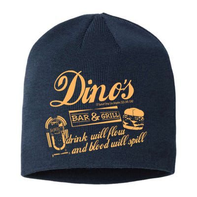 DINO'S BAR & GRILL CLASSIC ROCK Copy Sustainable Beanie