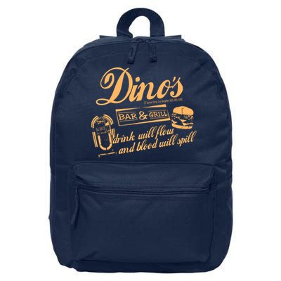 DINO'S BAR & GRILL CLASSIC ROCK Copy 16 in Basic Backpack