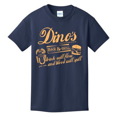 DINO'S BAR & GRILL CLASSIC ROCK Copy Kids T-Shirt