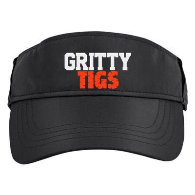 Detroit Baseball Gritty Tigs Adult Drive Performance Visor