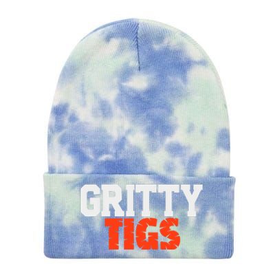 Detroit Baseball Gritty Tigs Tie Dye 12in Knit Beanie