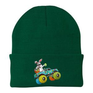 Dabbing Bunny Happy Easter Monster Truck Lovers Knit Cap Winter Beanie