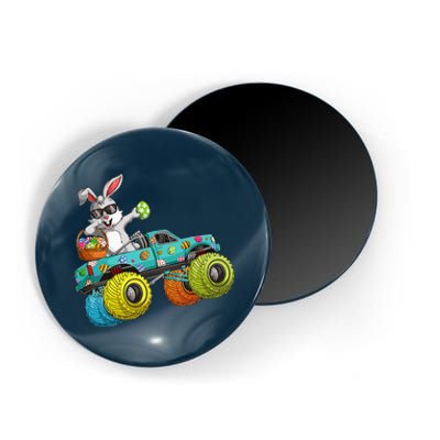 Dabbing Bunny Happy Easter Monster Truck Lovers Magnet