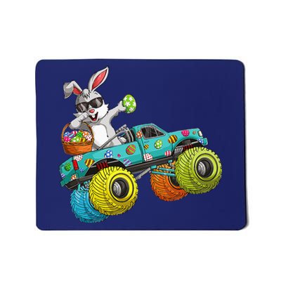 Dabbing Bunny Happy Easter Monster Truck Lovers Mousepad