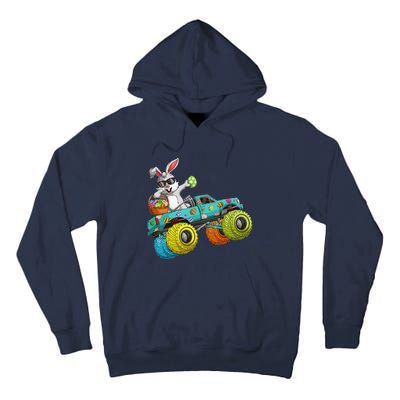 Dabbing Bunny Happy Easter Monster Truck Lovers Tall Hoodie