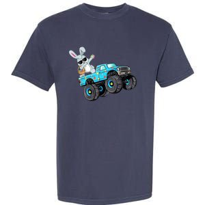 Dabbing Bunny Happy Easter Monster Truck Lovers B.oys K.ids Garment-Dyed Heavyweight T-Shirt