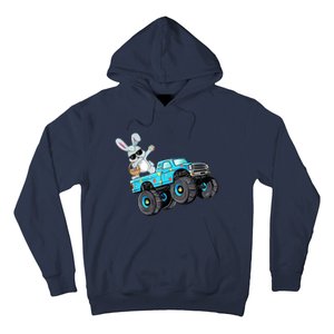 Dabbing Bunny Happy Easter Monster Truck Lovers B.oys K.ids Hoodie