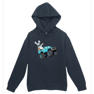 Dabbing Bunny Happy Easter Monster Truck Lovers B.oys K.ids Urban Pullover Hoodie