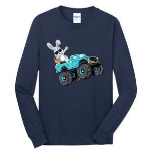 Dabbing Bunny Happy Easter Monster Truck Lovers B.oys K.ids Tall Long Sleeve T-Shirt