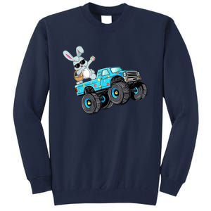 Dabbing Bunny Happy Easter Monster Truck Lovers B.oys K.ids Tall Sweatshirt