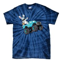 Dabbing Bunny Happy Easter Monster Truck Lovers B.oys K.ids Tie-Dye T-Shirt