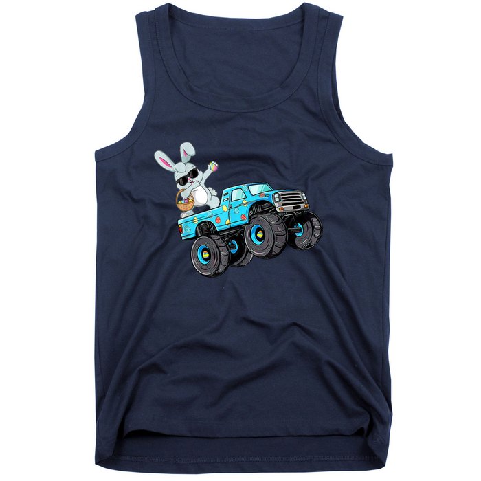 Dabbing Bunny Happy Easter Monster Truck Lovers B.oys K.ids Tank Top