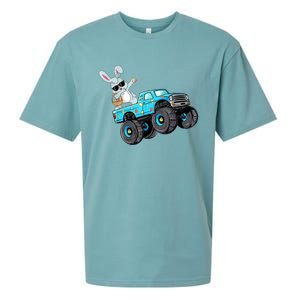 Dabbing Bunny Happy Easter Monster Truck Lovers B.oys K.ids Sueded Cloud Jersey T-Shirt