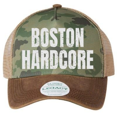 Distressed Boston Hardcore Punk Legacy Tie Dye Trucker Hat