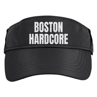 Distressed Boston Hardcore Punk Adult Drive Performance Visor