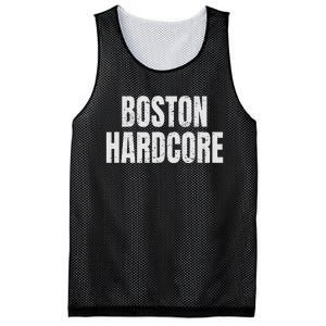 Distressed Boston Hardcore Punk Mesh Reversible Basketball Jersey Tank