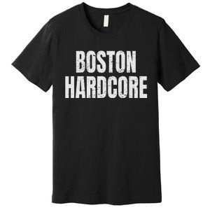 Distressed Boston Hardcore Punk Premium T-Shirt