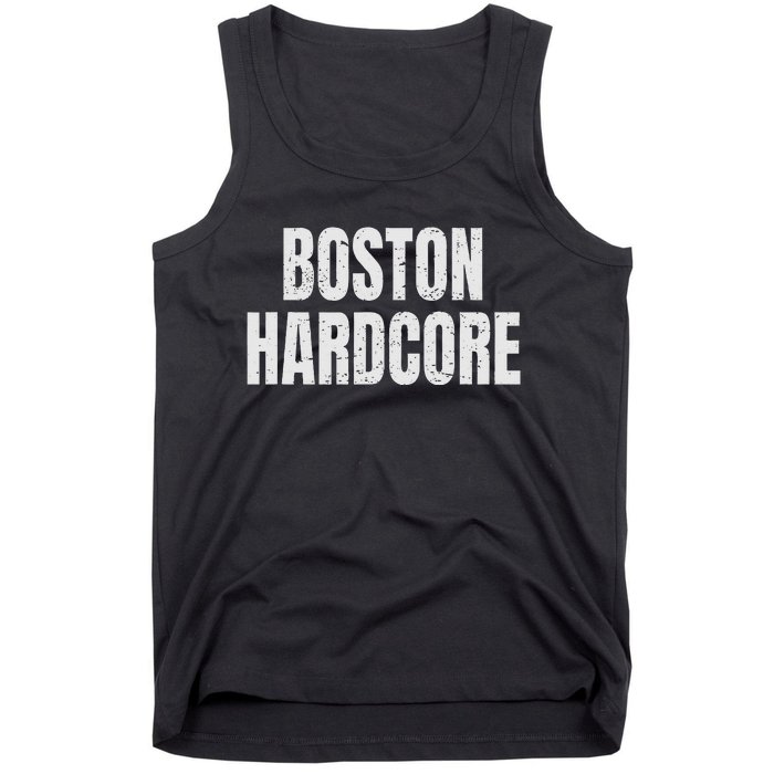 Distressed Boston Hardcore Punk Tank Top