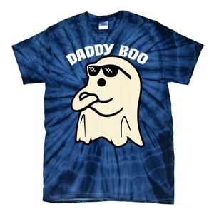 Daddy Boo Halloween Family Matching Costume Ghost Dad 2024 Tie-Dye T-Shirt