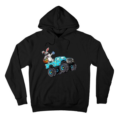 Dabbing Bunny Happy Easter Monster Truck Lovers Hoodie