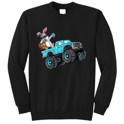 Dabbing Bunny Happy Easter Monster Truck Lovers Sweatshirt