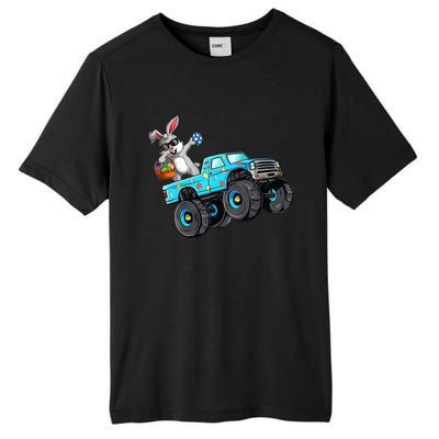 Dabbing Bunny Happy Easter Monster Truck Lovers Tall Fusion ChromaSoft Performance T-Shirt