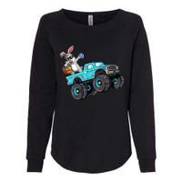 Dabbing Bunny Happy Easter Monster Truck Lovers Womens California Wash Sweatshirt