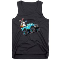 Dabbing Bunny Happy Easter Monster Truck Lovers Tank Top