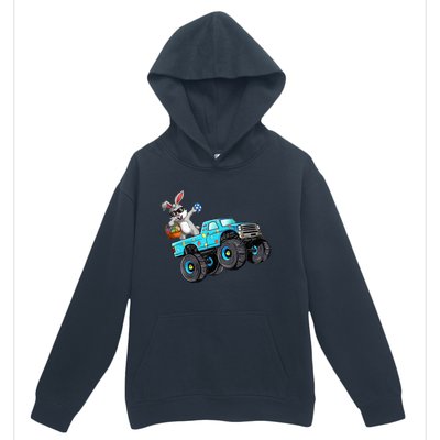 Dabbing Bunny Happy Easter Monster Truck Lovers Urban Pullover Hoodie