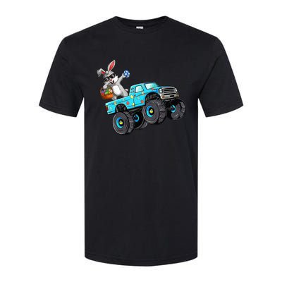 Dabbing Bunny Happy Easter Monster Truck Lovers Softstyle® CVC T-Shirt