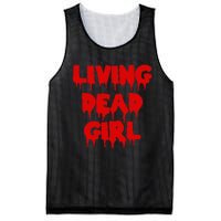 Dripping Blood Halloween Zombie Movie Living Dead Girl Mesh Reversible Basketball Jersey Tank