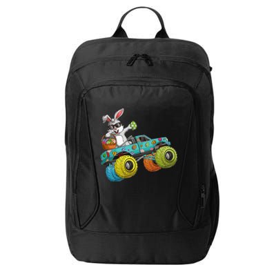 Dabbing Bunny Happy Easter Monster Truck Lovers City Backpack