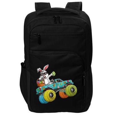 Dabbing Bunny Happy Easter Monster Truck Lovers Impact Tech Backpack