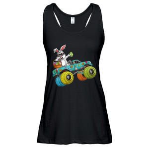 Dabbing Bunny Happy Easter Monster Truck Lovers Ladies Essential Flowy Tank