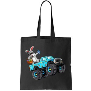 Dabbing Bunny Happy Easter Monster Truck Lovers Tote Bag