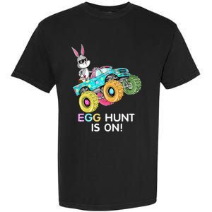 Dabbing Bunny Happy Easter Monster Truck Lovers Garment-Dyed Heavyweight T-Shirt