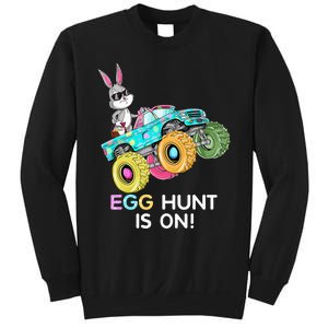 Dabbing Bunny Happy Easter Monster Truck Lovers Sweatshirt