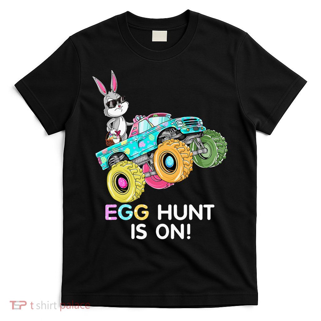 Dabbing Bunny Happy Easter Monster Truck Lovers T-Shirt