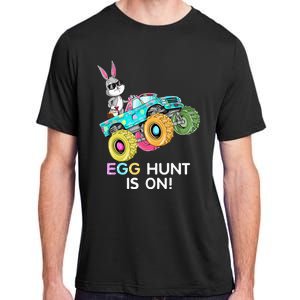 Dabbing Bunny Happy Easter Monster Truck Lovers Adult ChromaSoft Performance T-Shirt