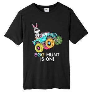 Dabbing Bunny Happy Easter Monster Truck Lovers Tall Fusion ChromaSoft Performance T-Shirt