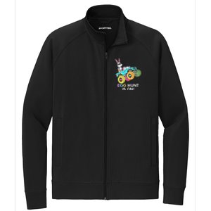 Dabbing Bunny Happy Easter Monster Truck Lovers Stretch Full-Zip Cadet Jacket