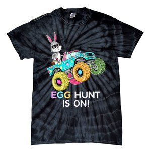 Dabbing Bunny Happy Easter Monster Truck Lovers Tie-Dye T-Shirt